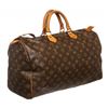 Image 2 : Louis Vuitton Monogram Canvas Leather Speedy 40 cm Bag