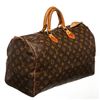 Image 3 : Louis Vuitton Monogram Canvas Leather Speedy 40 cm Bag