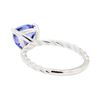 Image 3 : 1.85 ctw Tanzanite Ring - 14KT White Gold