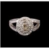 Image 2 : 1.35 ctw Diamond Ring - 14KT White Gold