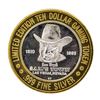Image 2 : .999 Silver Sam's Town Las Vegas $10 Casino Limited Edition Gaming Token