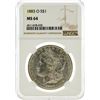 Image 1 : 1883-O NGC MS64 Morgan Silver Dollar