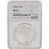 Image 1 : 1904-O $1 Morgan Silver Dollar Coin NGC MS63