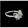 Image 1 : 0.29 ctw Diamond Ring - 14KT White Gold