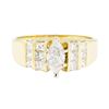 Image 2 : 1.46 ctw Diamond Ring - 14KT Yellow Gold