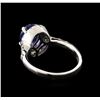 Image 3 : 2.65 ctw Tanzanite and Diamond Ring - 14KT White Gold