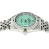 Image 2 : Rolex Mens SS Green MOP String Diamond & Emerald Datejust Wristwatch