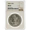 Image 1 : 1883-O NGC MS63 Morgan Silver Dollar