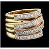 Image 1 : 1.15 ctw Diamond Ring - 14KT Yellow Gold