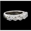 Image 1 : 3.73 ctw Diamond Ring - 14KT White Gold