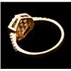 Image 3 : 0.50 ctw Diamond Ring - 14KT Rose Gold