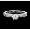 Image 2 : 1.01 ctw Diamond Ring - 18KT White Gold