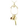 Image 1 : Charm Holder Necklace - 14KT Yellow Gold