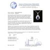 Image 3 : 14KT White Gold GIA Certified 16.01 ctw Tanzanite and Diamond Pendant With Chain
