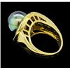 Image 3 : 1.40 ctw Diamond Ring - 14KT Yellow Gold