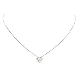 1.44 ctw Diamond Pendant & Chain - Platinum