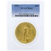 Image 1 : 1924 $20 St. Gaudens Double Eagle Gold Coin PCGS MS65