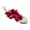Image 1 : Red Seed Heart Keychain