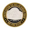 Image 1 : .999 Silver Golden Nugget Las Vegas $10 Casino Limited Edition Gaming Token