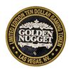 Image 2 : .999 Silver Golden Nugget Las Vegas $10 Casino Limited Edition Gaming Token