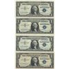 Image 1 : 1957 $1 AU/Unc Silver Certificate Currency Lot of 4