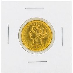 1897 $5 Libery Head Gold Coin