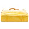 Image 4 : Louis Vuitton Yellow Vernis Monogram Leather Columbus Shoulder Bag