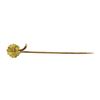 Image 1 : Four Leaf Clover Stick Pin - 10KT Yellow Gold