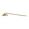 Image 2 : Four Leaf Clover Stick Pin - 10KT Yellow Gold