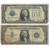 Image 1 : 1928 $1 Silver Certificate Currency Lot of 2