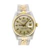 Image 1 : Two-Tone Rolex Oyster Perpetual Datejust Wrist Watch - Stainless Steel and 18KT