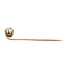 Image 2 : White Crystal Stick Pin - 10KT Rose Gold