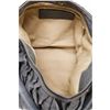 Image 5 : Dolce & Gabbana Gray Leather Ruffle Miss Brooke Ruffle Shoulder Bag