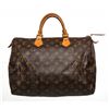 Image 1 : Louis Vuitton Monogram Canvas Leather Speedy 35 cm Bag