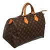 Image 2 : Louis Vuitton Monogram Canvas Leather Speedy 35 cm Bag