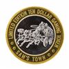 Image 1 : .999 Silver Sam's Town Las Vegas $10 Casino Limited Edition Gaming Token