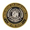 Image 1 : .999 Silver Golden Nugget Las Vegas $10 Casino Limited Edition Gaming Token