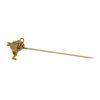 Image 1 : Horse Head Stick Pin - Yellow Gold Plated