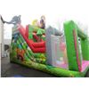 Image 2 : INFLATABLE JUNGLE THEME  OBSTACLE COURSE MEASURES 23' X 12' X 16' INCLUDES 2 PUMPS