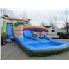 Image 2 : INFLATABLE PALM TREE THEME WITH  DUAL SLIDES AND POOL(MEASURES 24' X 50'L X 22'H) COMPLETE WITH 1