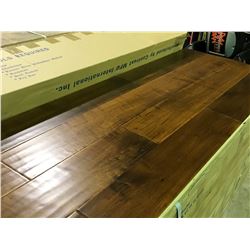 CANTRUST WIDE PLANK HANDSCRAPED COPPER TOWN MAPLE ENGINEERED SOLID HARDWOOD FLOORING