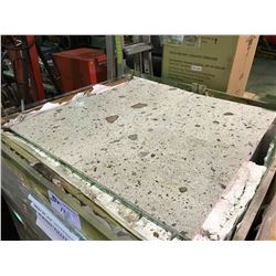 18' X 18' POLISHED JADE LAVASTONE STONE FLOOR TILES