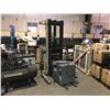Image 1 : CROWN 3500LB 3 STAGE WITH SIDE SHIFT DOCK TRUCK WITH CHARGER AND HOBART 250C2 BATTERY CHARGER