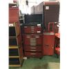 Image 1 : LUMIDOR 6 DRAWER - RED 12 DRAWER TOOL CHEST-SNAP ON SIDE CABINET TOOLBOX WITH CONTENTS