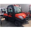 Image 2 : 2010 KUBOTA RTV1100 UTILITY VEHICLE ORANGE, SERIAL #25806, RUSTY FLOOR, HOLES, DUMP BOX, WINCH, 1876