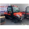 Image 2 : 2008 KUBOTA RTV1100 UTILITY VEHICLE ORANGE, SERIAL #19546, WINCH, HYDRAULIC DUMP BOX, MISSING