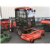Image 2 : 2011 KUBOTA ENCLOSED RIDE ON MOWER, F3680, ORANGE, SERIAL #16450, 1359 HOURS, DIESEL