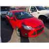 Image 2 : 2014 FORD FOCUS SE, RED, 4 DOOR HATCHBACK, GAS, AUTOMATIC, VIN#1FADP3K22EL328903, 38,957KMS,