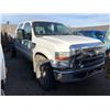 Image 2 : 2008 FORD F350, WHITE, CREWCAB, NO BOX, GAS, AUTOMATIC, VIN#1FTWW315X8ED56166, 295,265KMS,