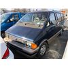 Image 1 : 1989 FORD AEROSTAR EDDIE BAUER EDITION, GAS, AUTOMATIC, VIN#1FMDA11U1KZC32378, 117,232KMS,